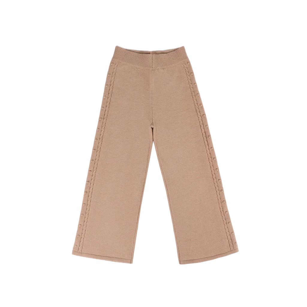 Donsje - pantalone maglia rose