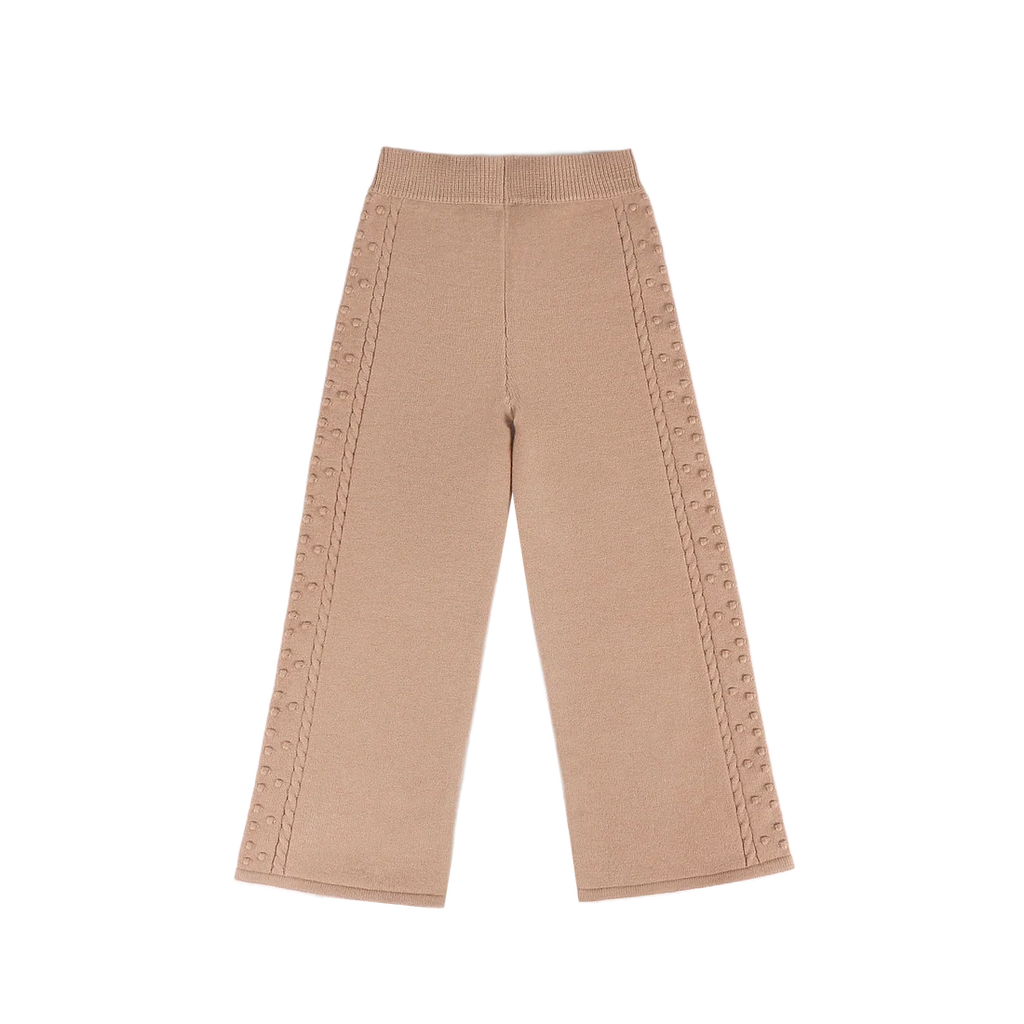 Donsje - pantalone maglia rose