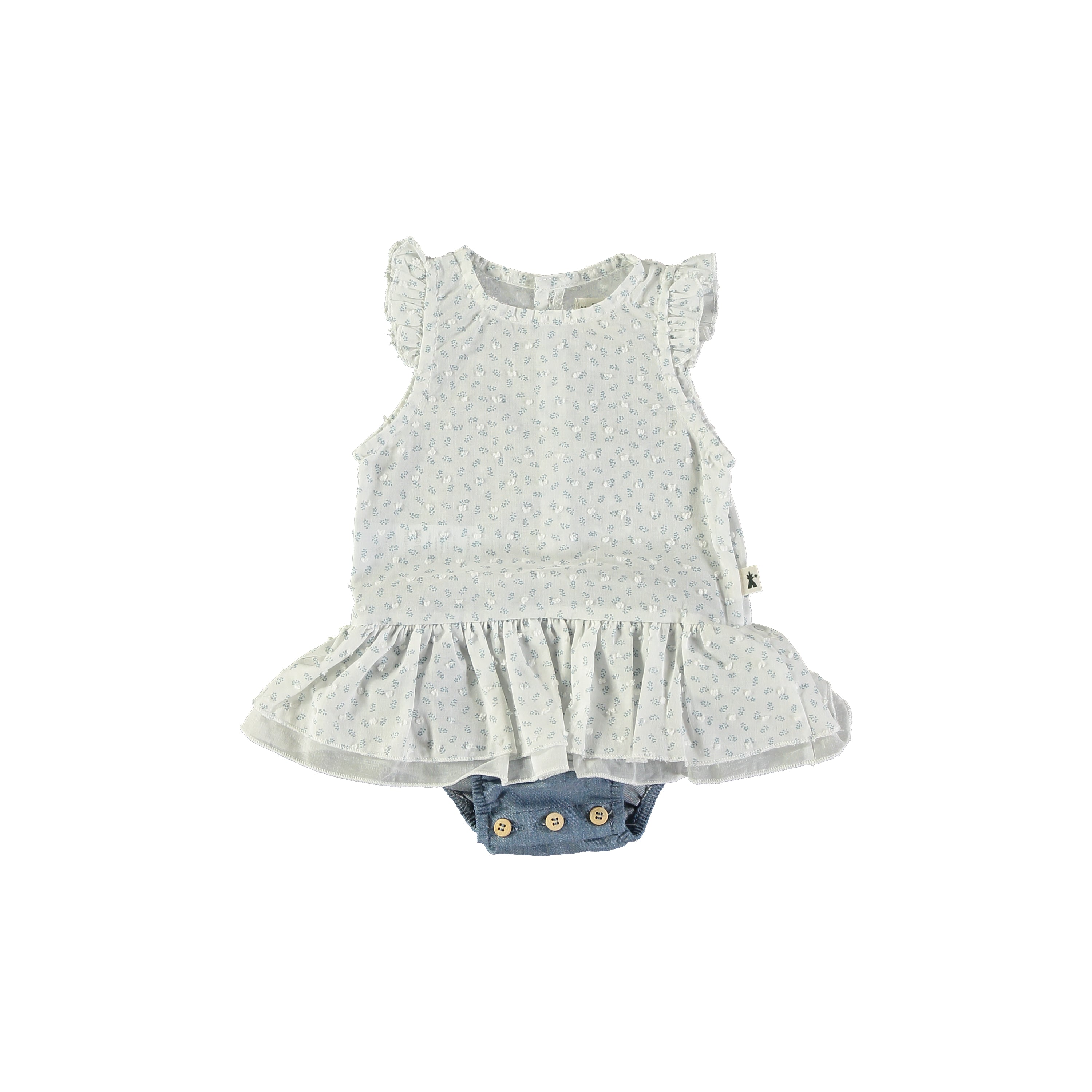 Petit Indi - set blusa con culotte