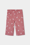 Boboli - pantalone velluto malva