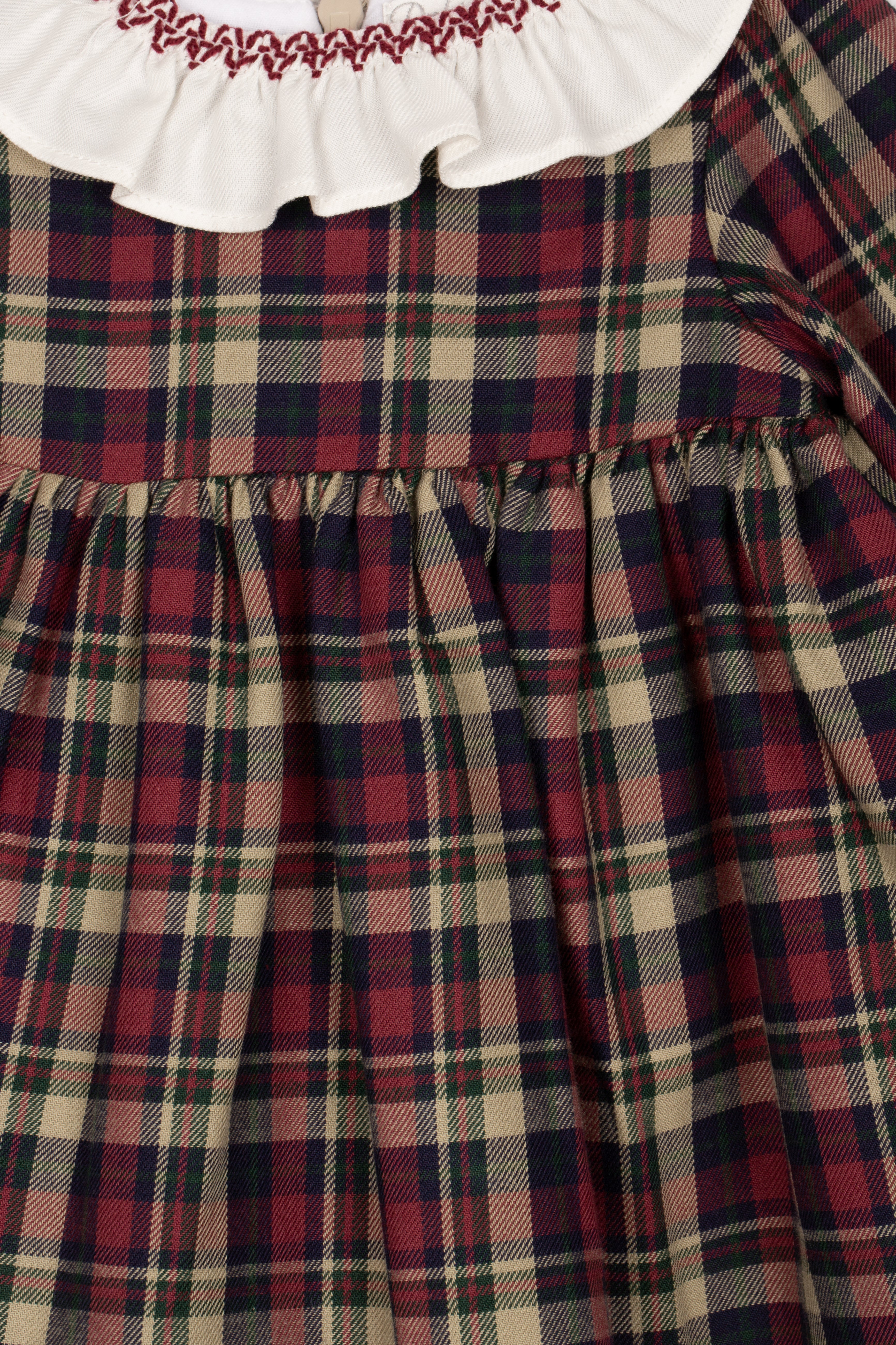 Drkid - vestito quadri con colletto