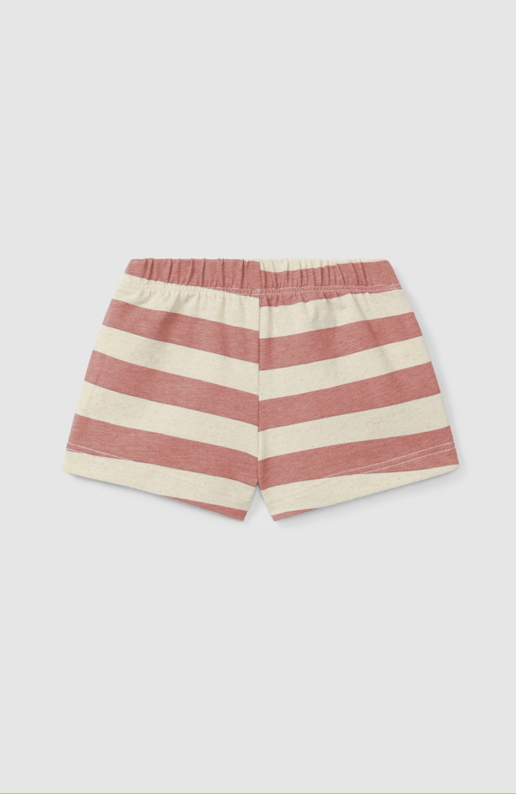 Snug - shorts cotone righe terracotta
