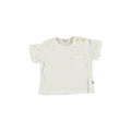 Petit Indi - t-shirt bianca taschino