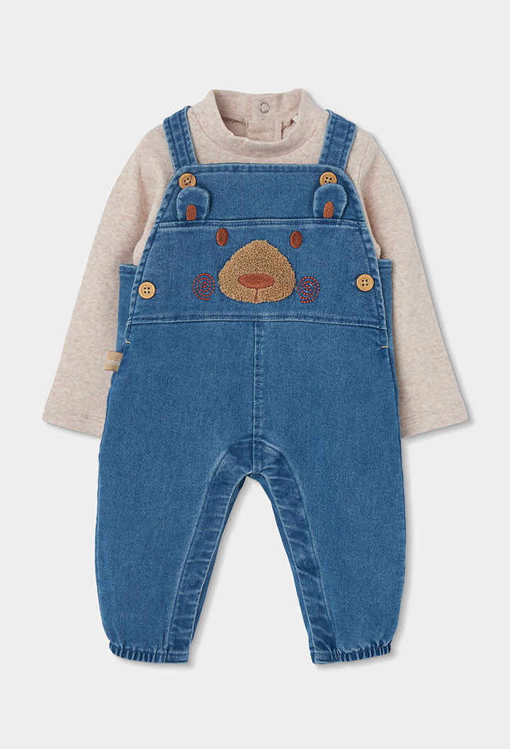Boboli - set salopette con body