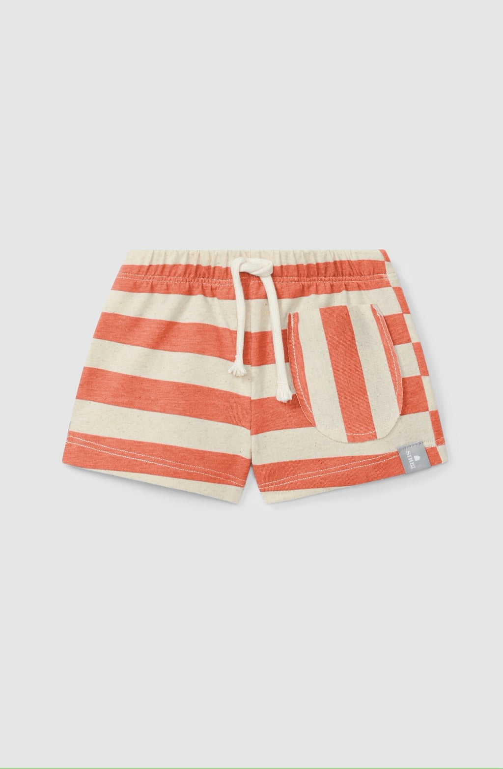 Snug - shorts cotone righe orange