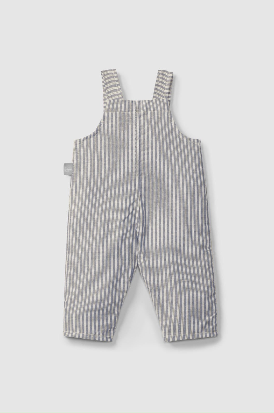 Snug - salopette righe indigo