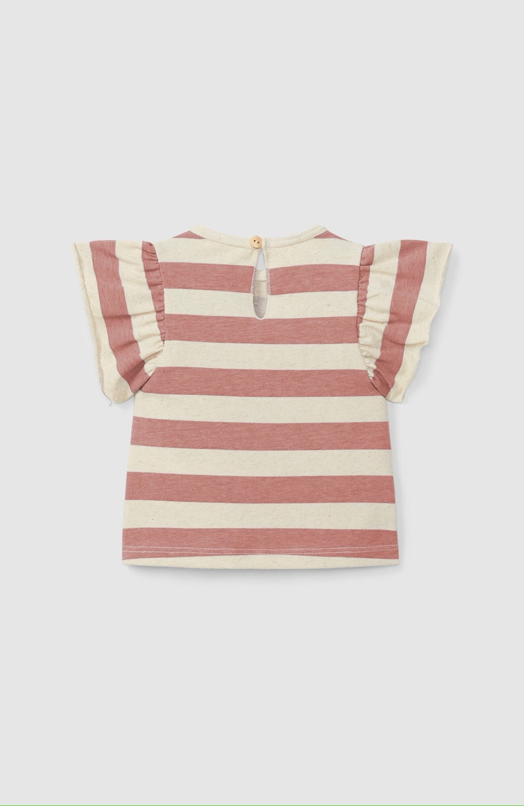 Snug - t-shirt riga terracotta