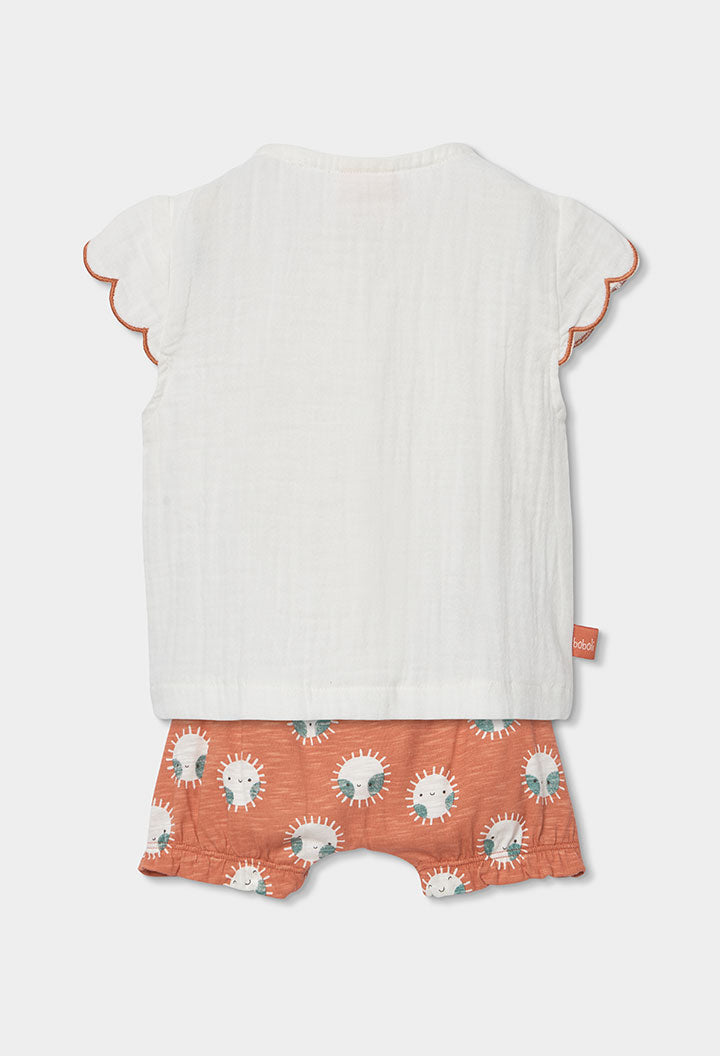 Boboli - set blusa e shorts