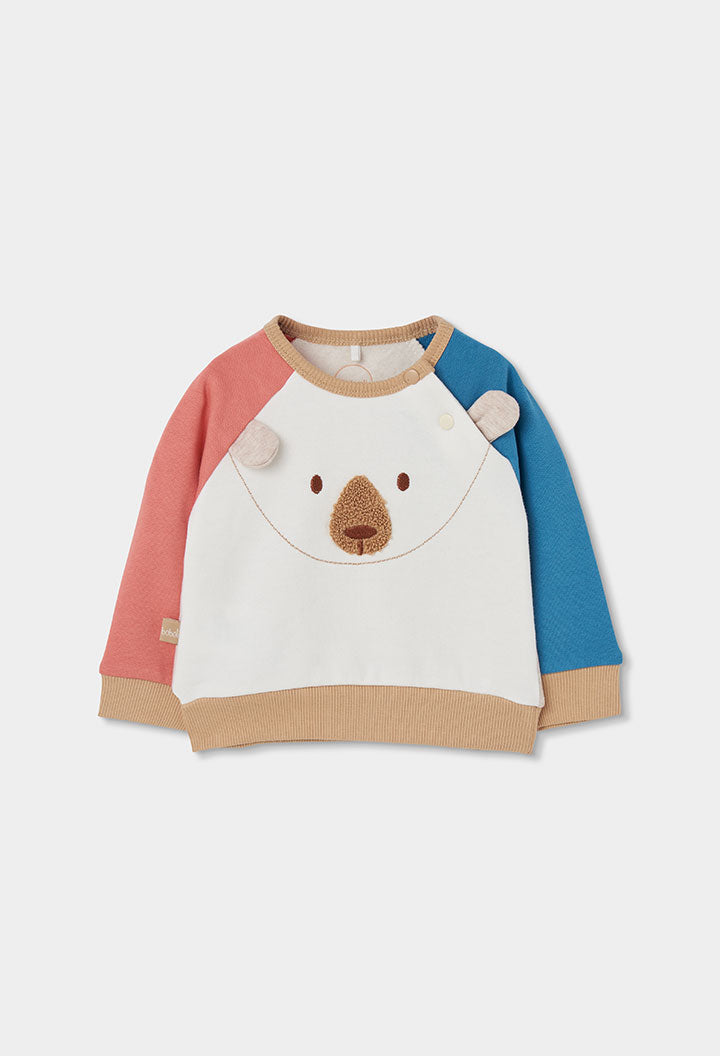 Boboli - set felpa bear con jeans baggy