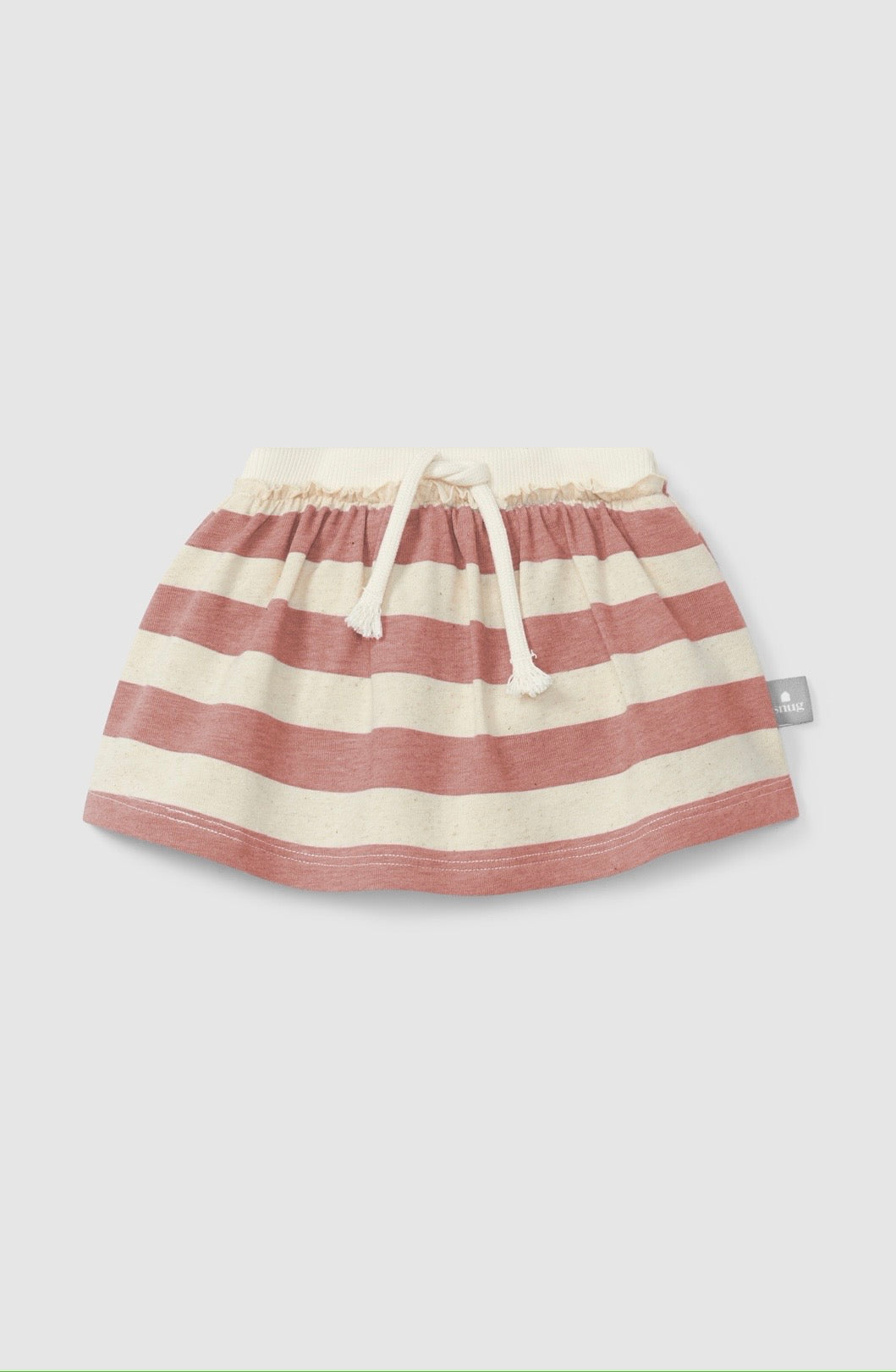 Snug - gonna con culotte riga terracotta