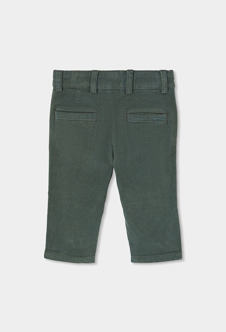 Boboli - pantalone verde salvia velluto