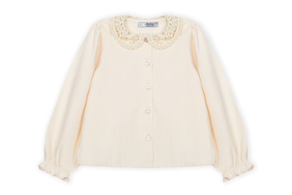 Drkid - camicia colletto ricamato