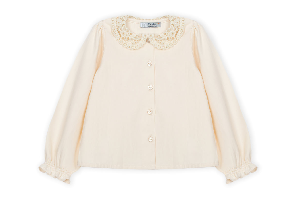 Drkid - camicia colletto ricamato