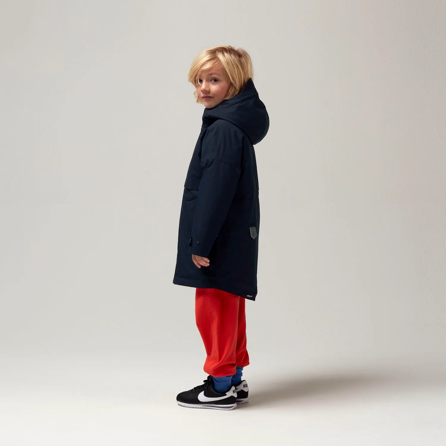 Gosoaky - parka impermeabile blu