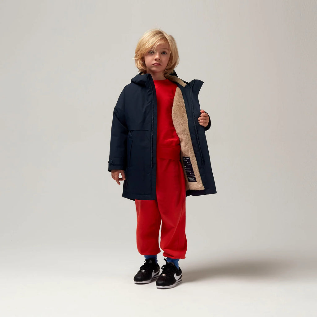 Gosoaky - parka impermeabile blu