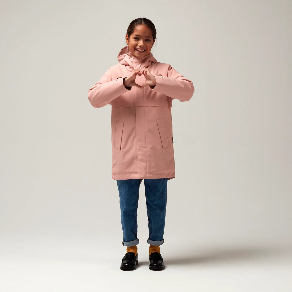 Gosoaky - parka impermeabile rosa