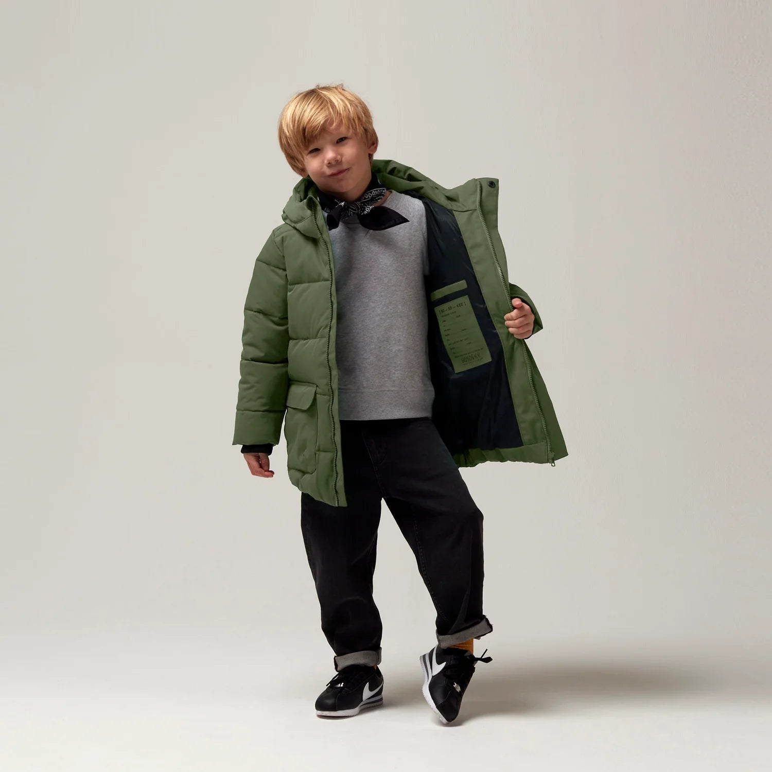 Gosoaky - piumino verde