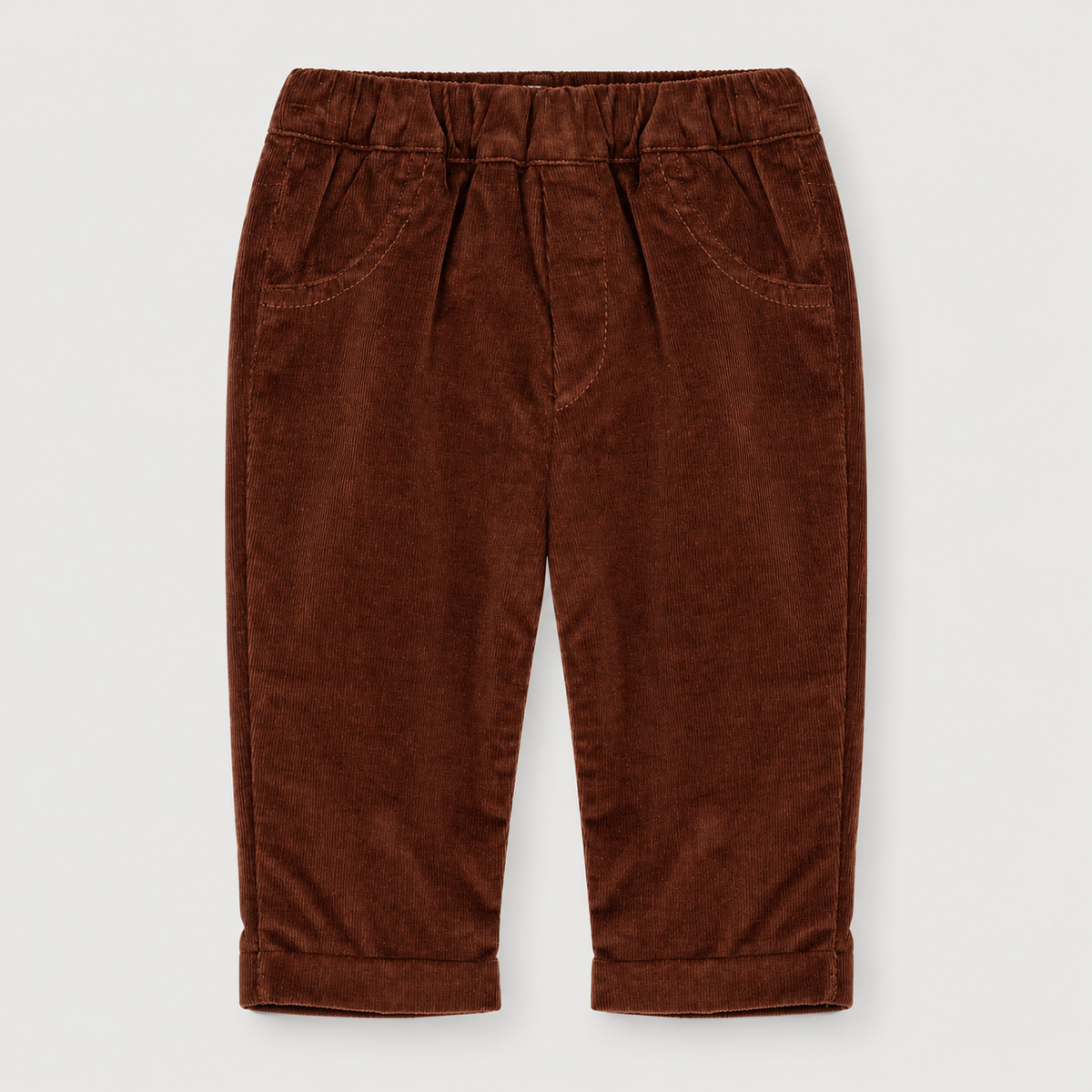 Drkid - pantalone velluto marrone baby