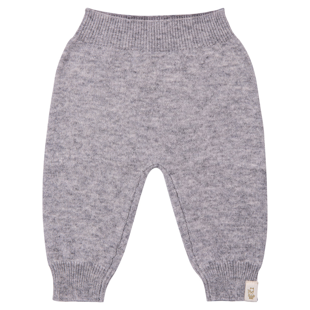 Moalie - set neonato grigio in lana e cashmere