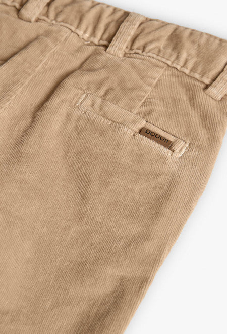 Boboli - pantalone velluto beige