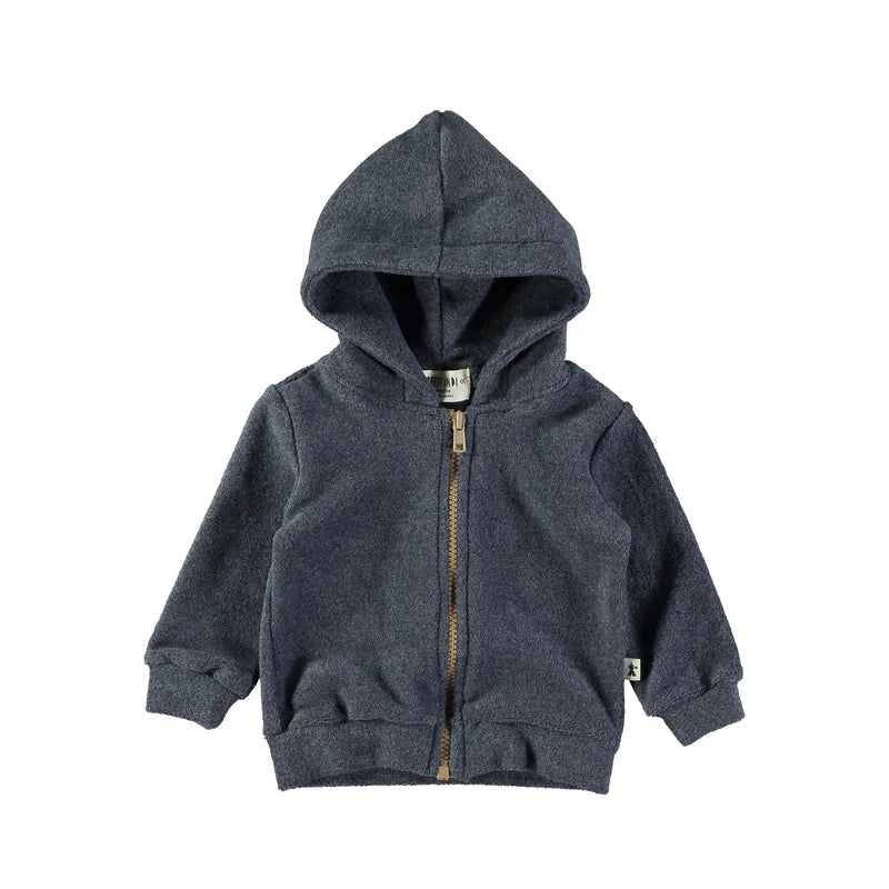 Petit Indi - felpa caldo cotone blu