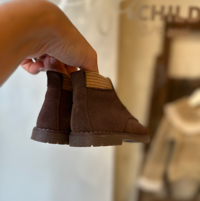 Rizitos - scarpincino camoscio marrone