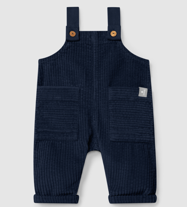 Snug - salopette velluto blu