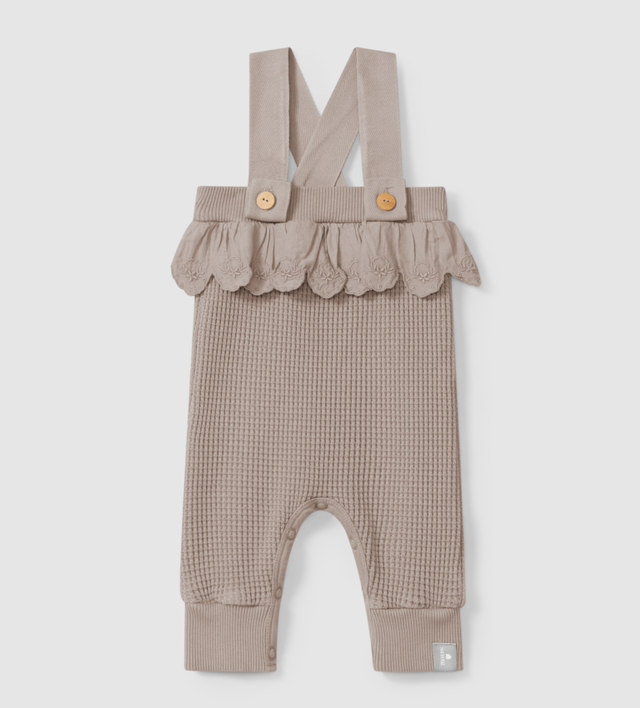 SNUG. - salopette cotone con sangallo