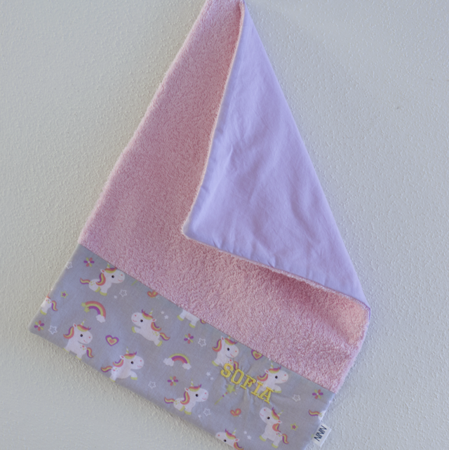 Ninin - asciugamano asilo unicorno