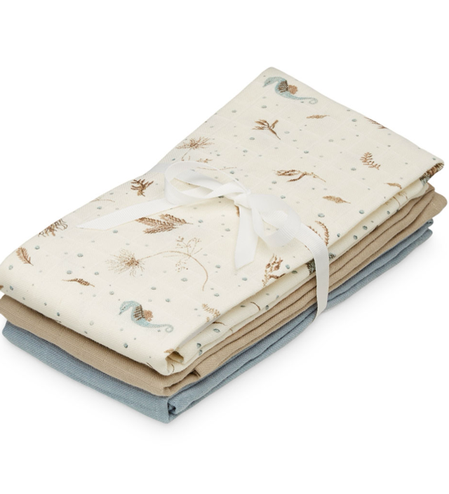 Cam Cam - 3 muslin sea garden 70x70