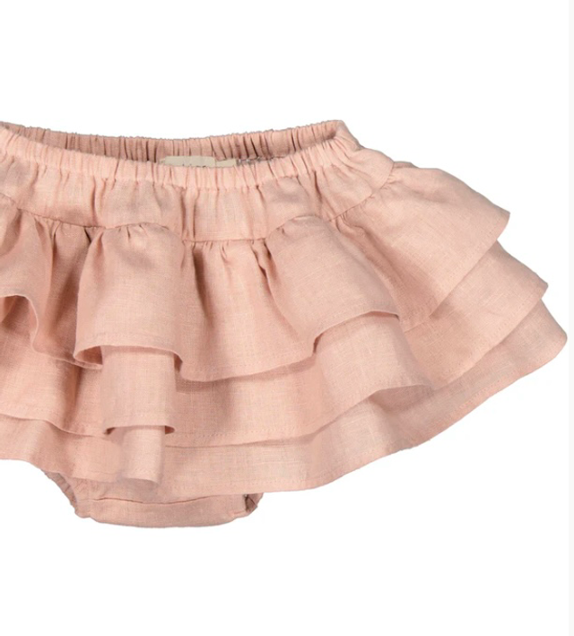 Mar Mar - Culotte rouge in lino