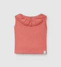 Snug - canotta millerighe corallo