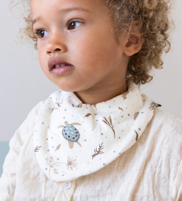 Cam Cam - bandana bib sea garden 2pz