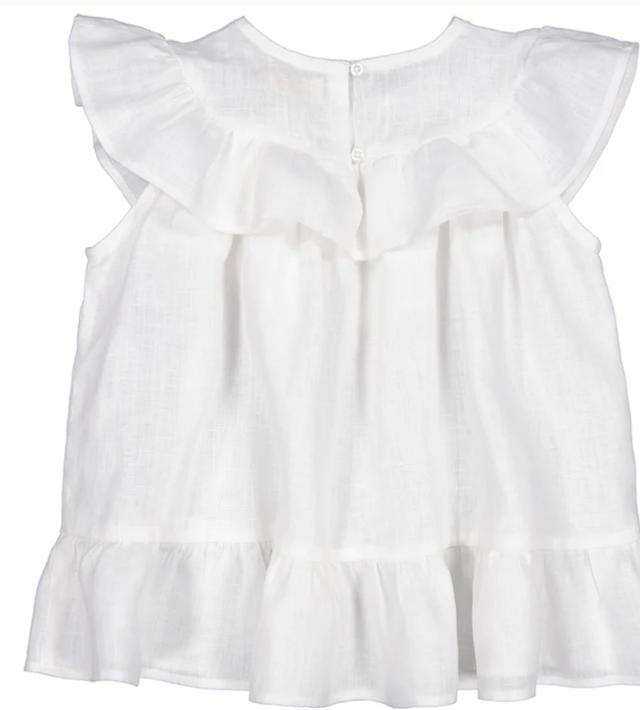 Mar Mar - Blusa rouge in lino