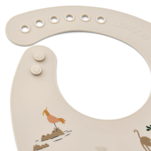 Liewood - Tilda printed bib safari 2pm