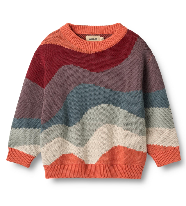 Wheat - maglione fantasia in cotone