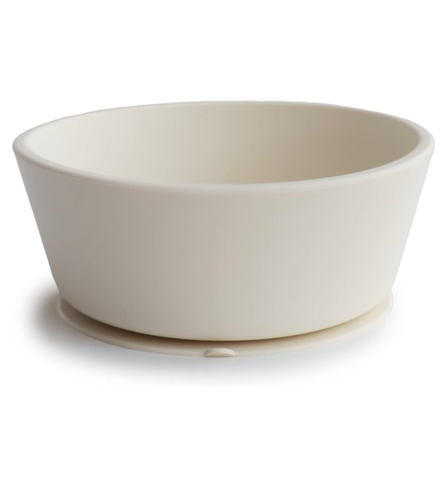 Mushie - Ciotola in silicone con ventosa