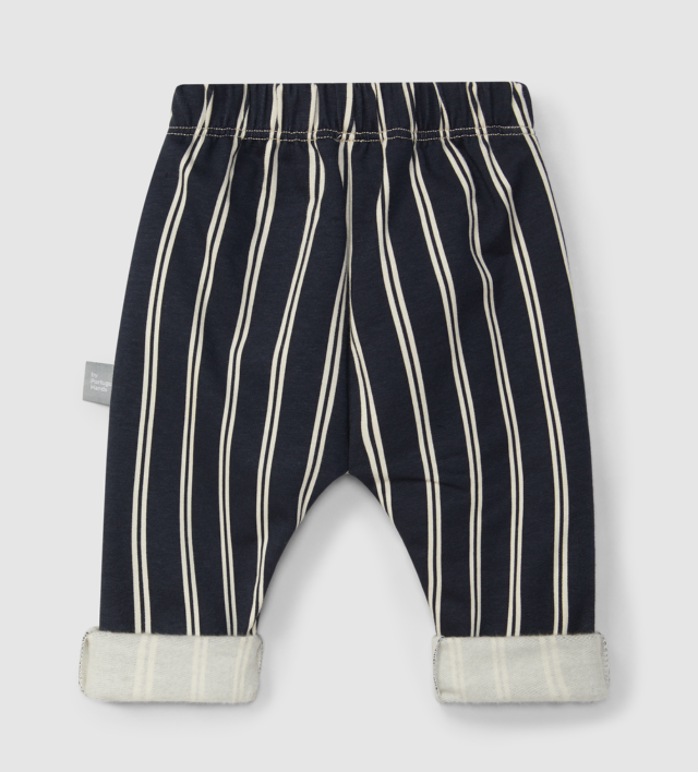 Snug - pantalone tuta righe felpato