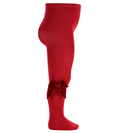 Condor - calza rossa fiocco velluto