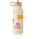 Liewood - Falk Water Bottle cats and dogs