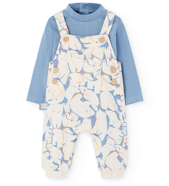 Boboli - set salopette e lupetto
