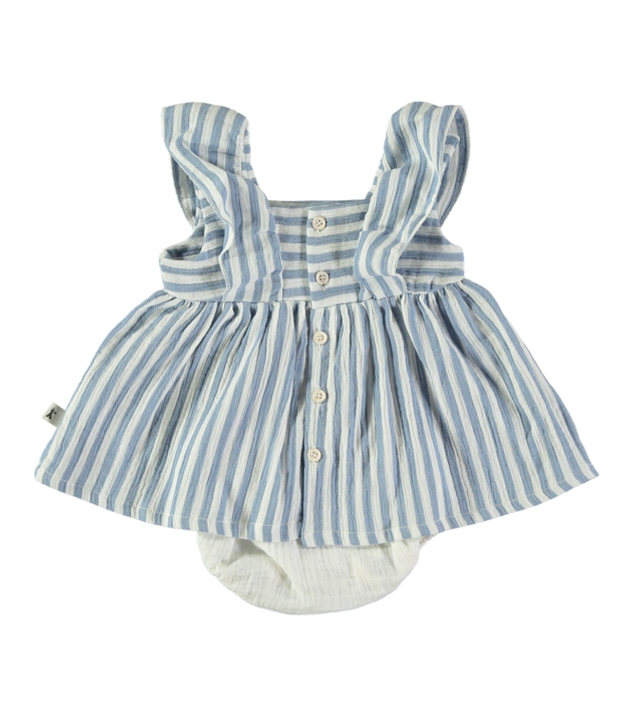 Petit indi - vestito righe con culotte