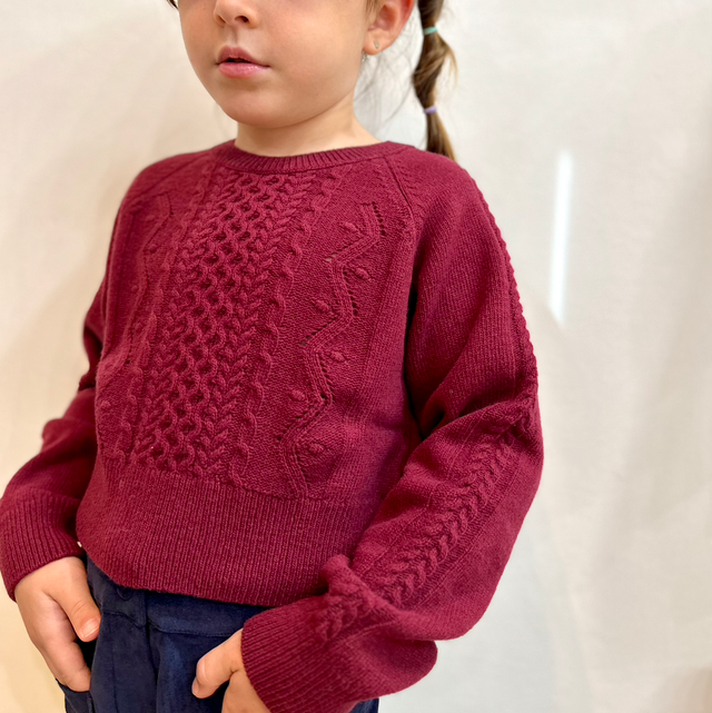 DrKid - maglioncino moda bordeaux