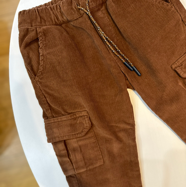 DrKid - pantalone cargo marrone