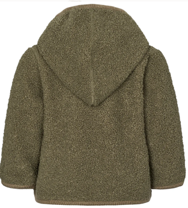 Mar Mar - cappotto teddy verde militare
