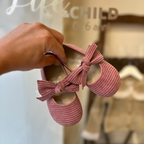 Rizitos - ballerina fiocco velluto malva