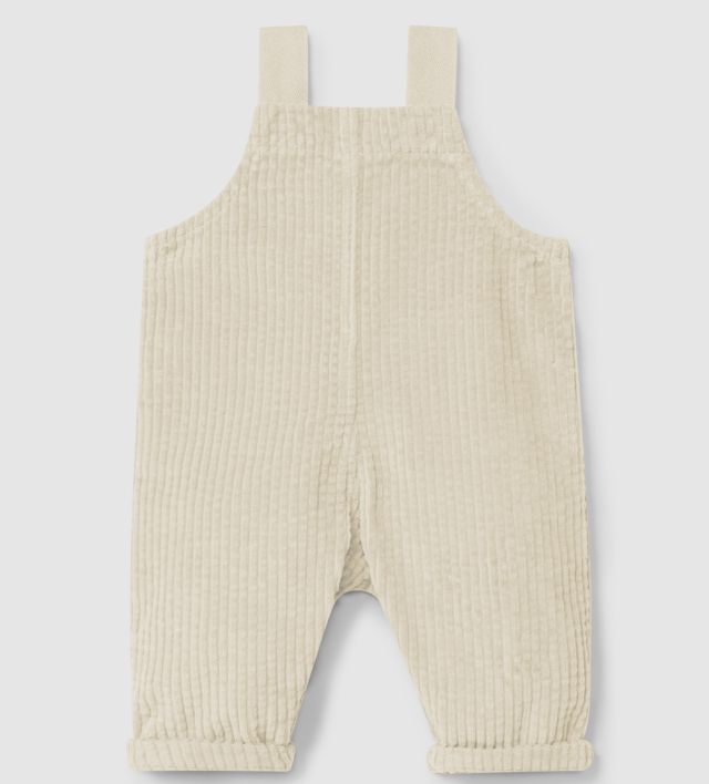 Snug - salopette velluto beige