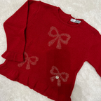 DrKid - maglioncino rosso misto lana