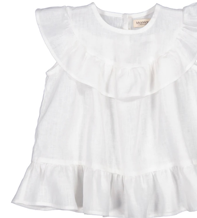 Mar Mar - Blusa rouge in lino