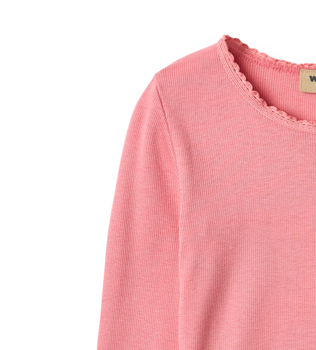 Wheat - maglia in cotone e modal rosa